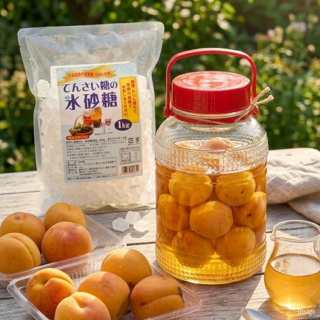 Seasonal Japanese Apricot Syrup Set with Premium Nagano Apricots – Perfect for Homemade Fruit Syrup | Limited Seasonal Availability | Delivery 26th–27th Jun