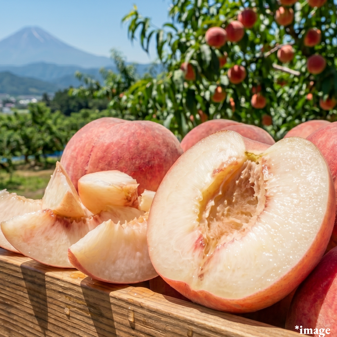 "Yume-Mizuki(High Grade/2L-size)", Around Brix 15 sweetness, gentle acidity, and juice that melts in your mouth, Approx.600g+(2pcs) | Delivery: 10th-11th Jul