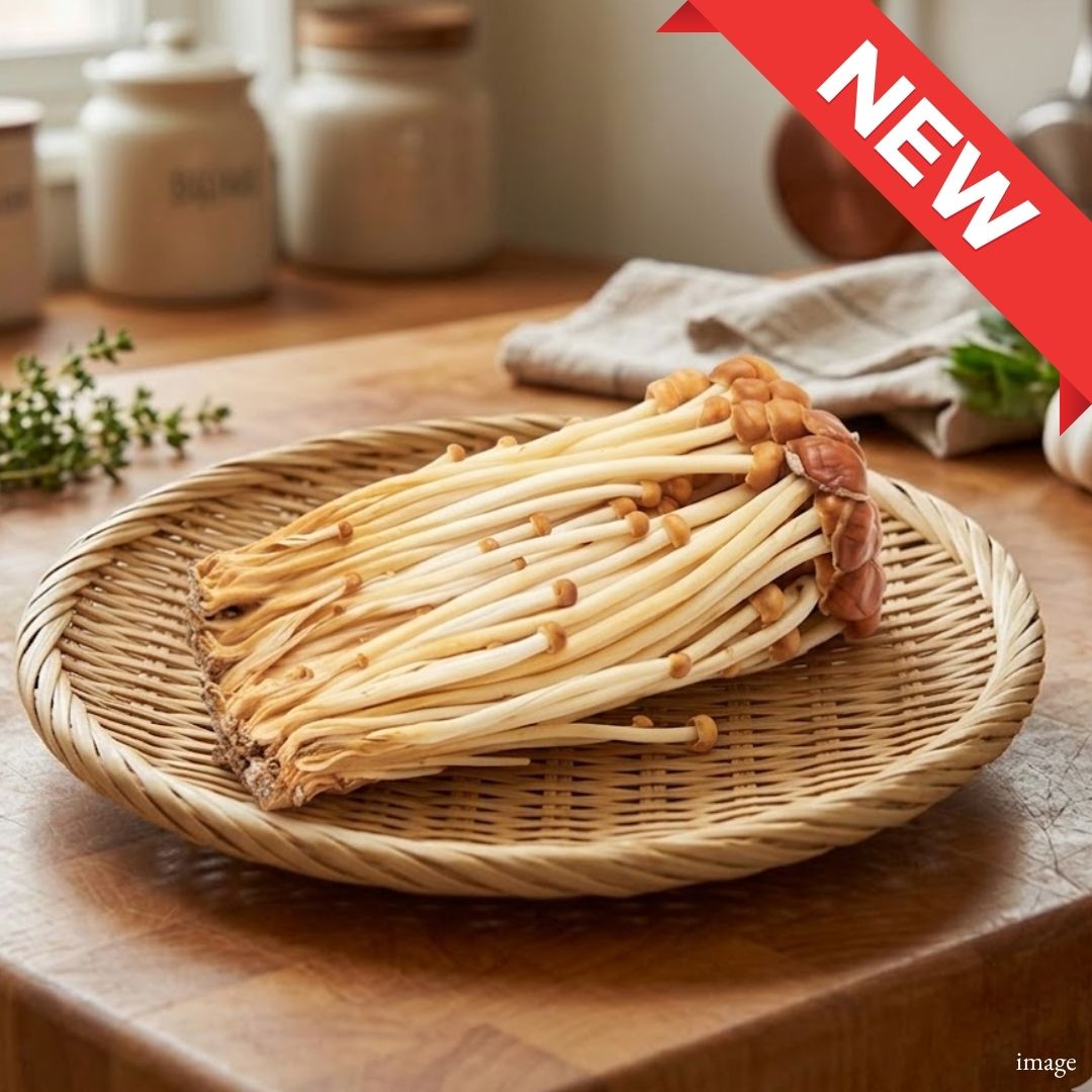 Japanese Yama Enoki Mushroom – Delicate Umami & Pleasant Crunch | Wild-Style Aroma | Premium Japanese Mushroom