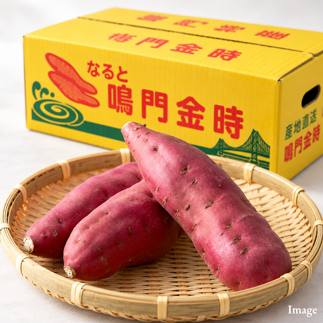 Naruto Kintoki Sweet Potato from Tokushima – Naturally Sweet & Fluffy Japanese Sweet Potato Approx. 500g