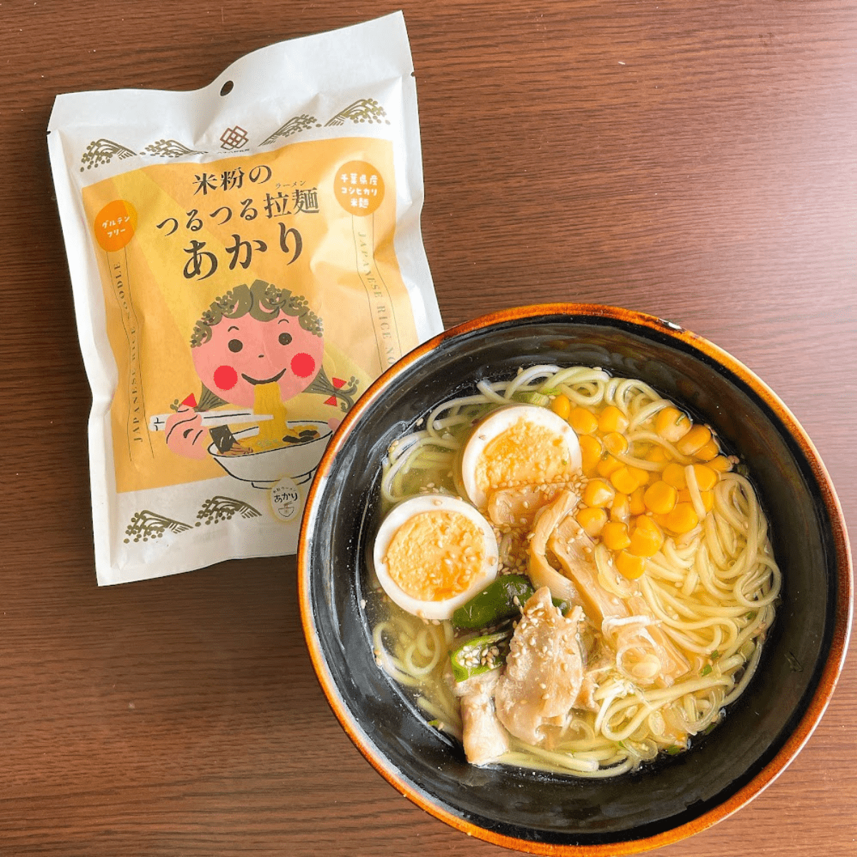 Akari Smooth Gluten Free Rice Ramen Shio 1 Serving - Tokyo Fresh Direct