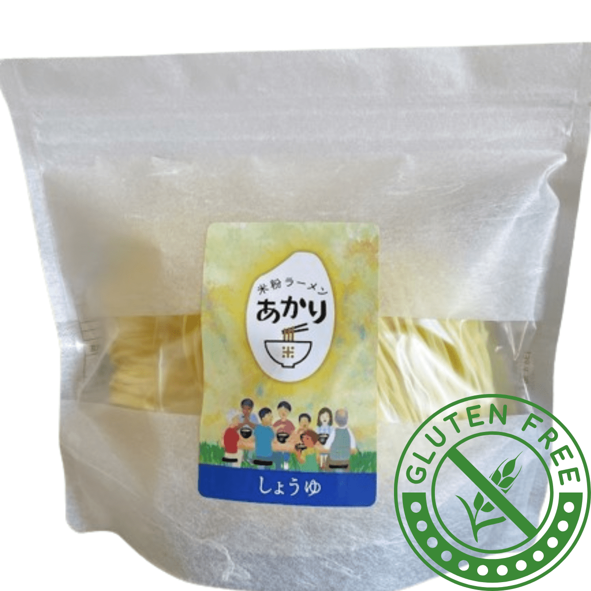 Akari Smooth Gluten Free Rice Ramen Soy for 2 - Tokyo Fresh Direct