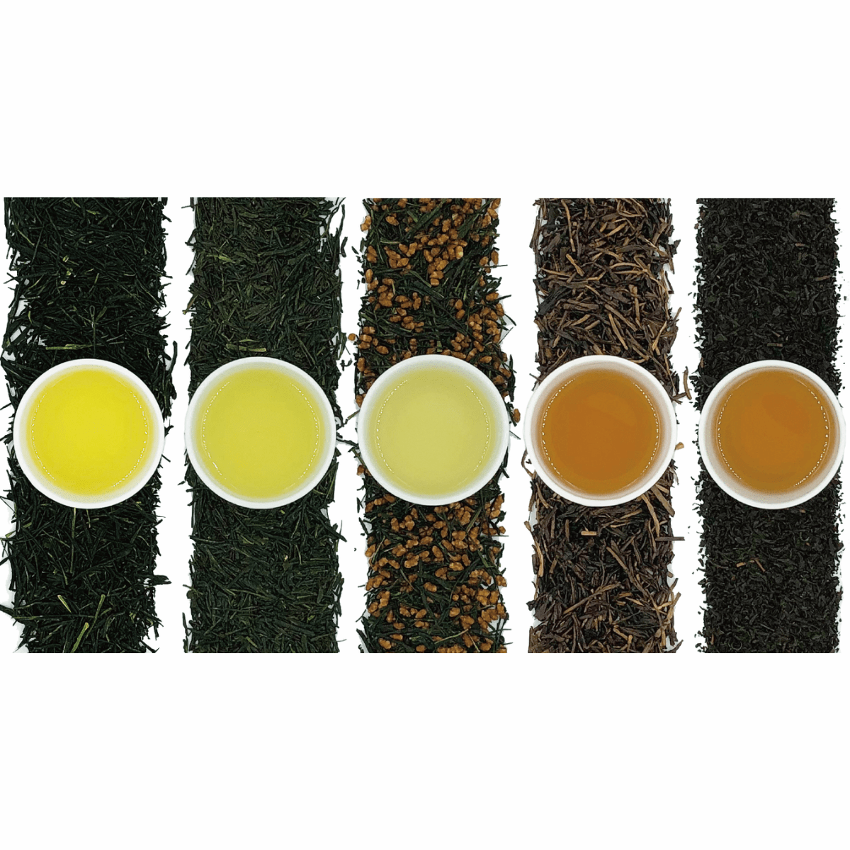Artisan Japanese Tea Flight 5 Selections - Tokyo Fresh Direct