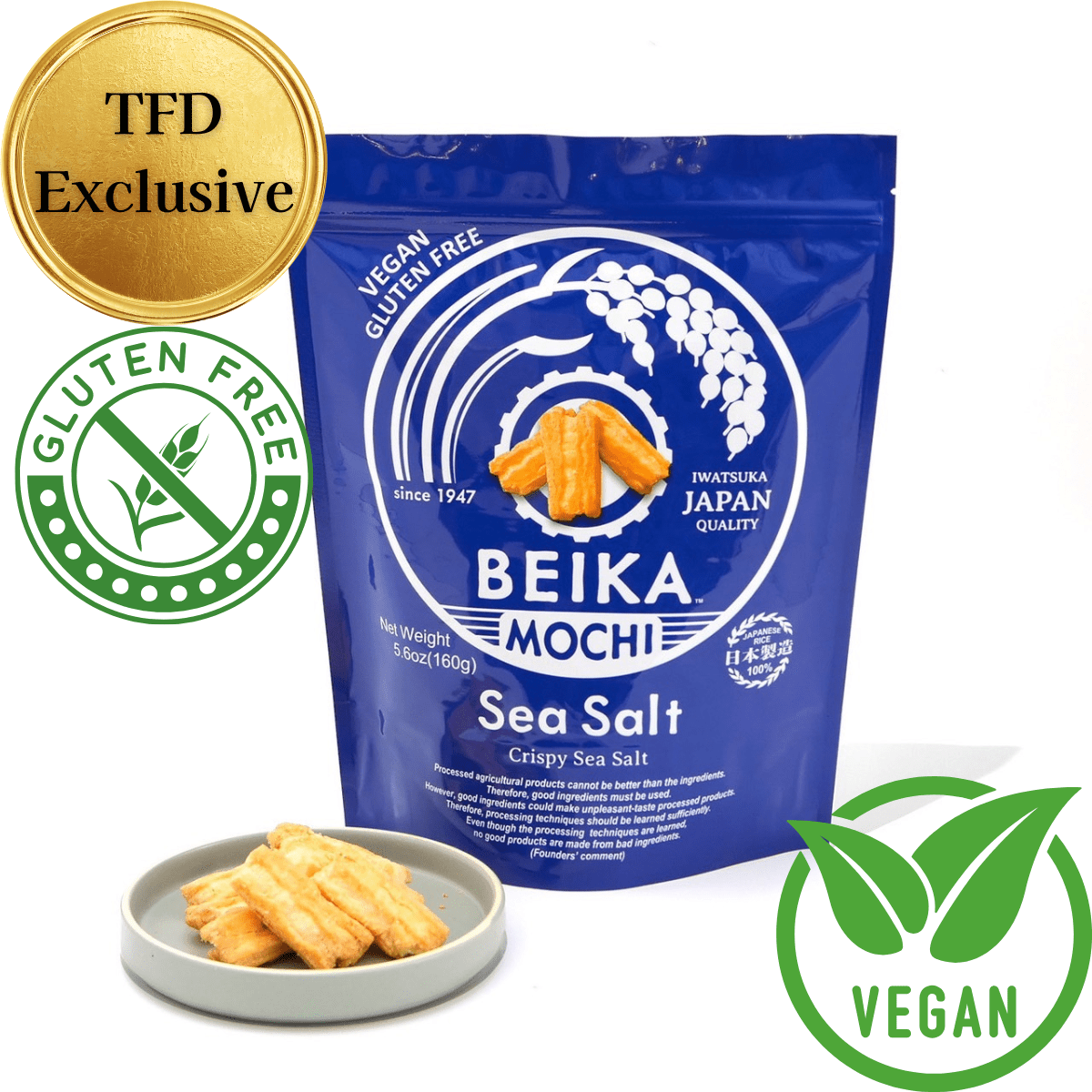 Beika Sea Salt Blue - Gluten Free, Vegan Friendly