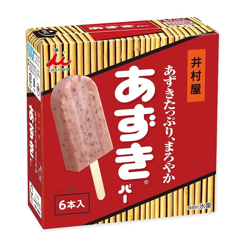 Box Azuki Red Bean Ice Cream Bar - Tokyo Fresh Direct