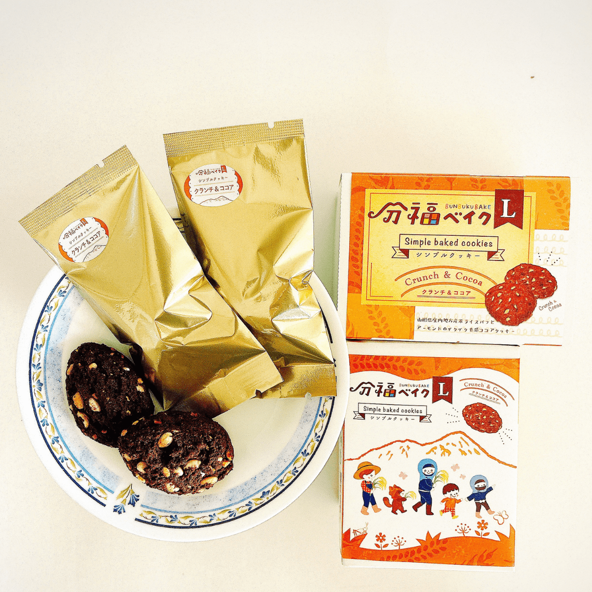 Bunbuku Baked Cookie L Crunch & Cocoa - Tokyo Fresh Direct