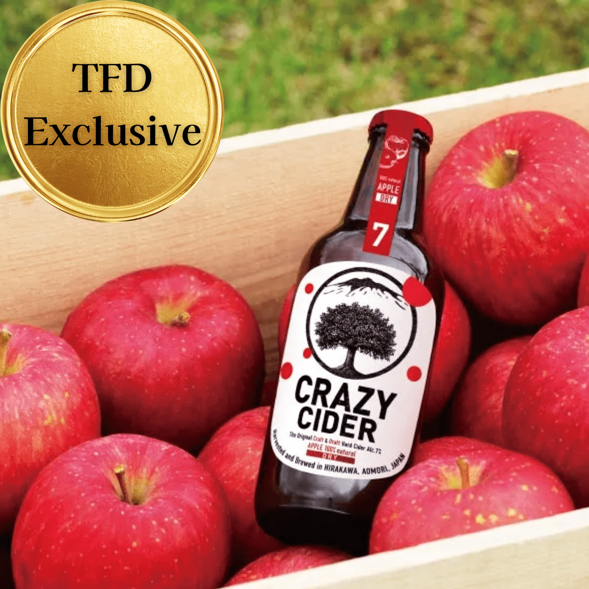 Crazycider Dry Apple Cider 330ml ABV.7% - Tokyo Fresh Direct
