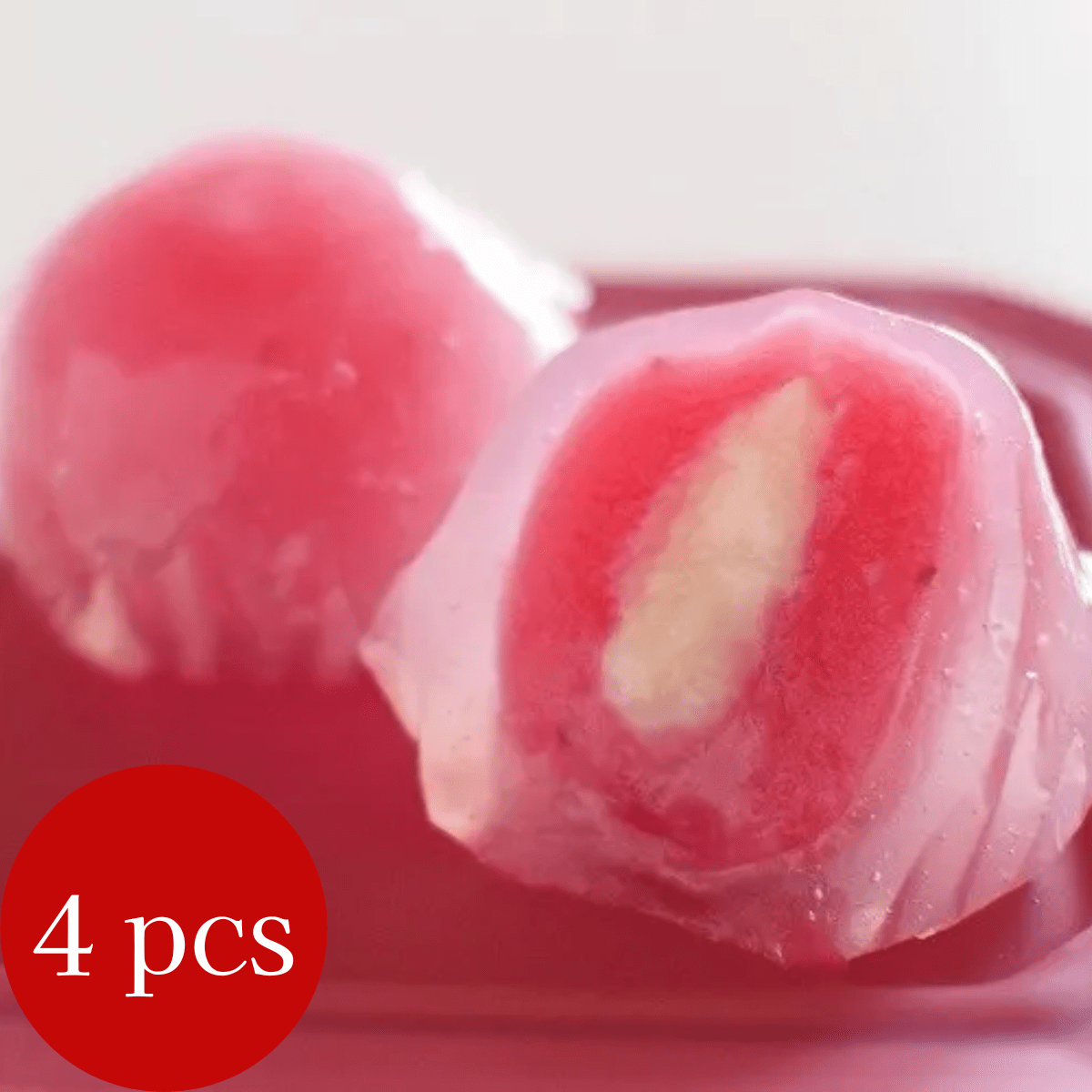 Crystal Mochi Cake Strawberry Milk 4pc - Tokyo Fresh Direct