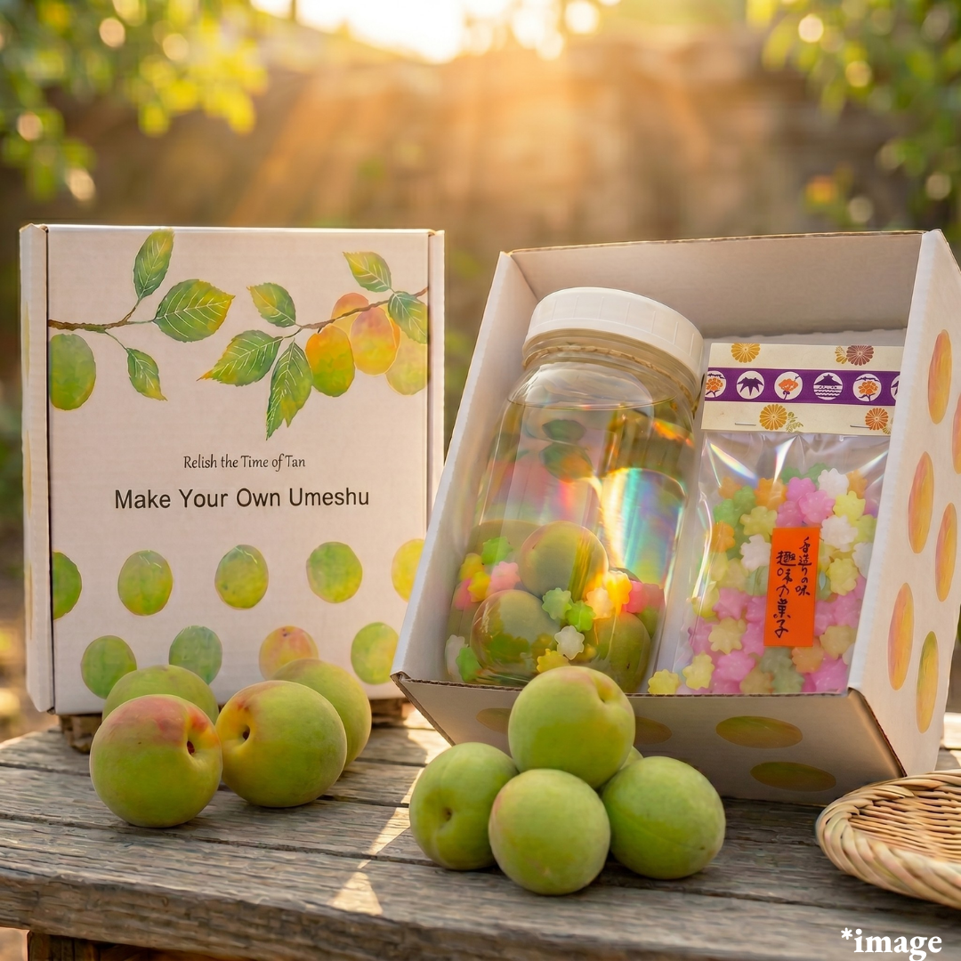 Easy Mini Nanko Umeshu Set – Just Add Your Favorite Liquor | Appox. 100g of Ume | Delivery: 12th Jun - 4th Jul - TFD (Tokyo Fresh Direct)