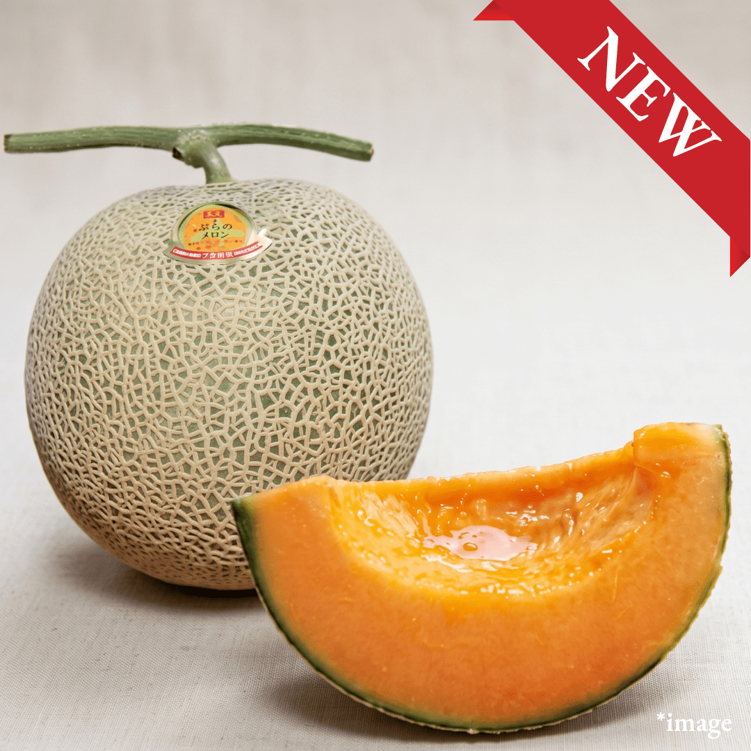 ”Furano Red Melon (Giftbox/3L-size/High Garde)", From One of Hokkaido’s Leading Melon Regions, Approx.1.5kg | Delivery: 4th ~ 5th Sep - TFD (Tokyo Fresh Direct)
