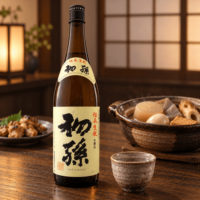 Hatsumago Densho Kimoto Honjozo Sake 720ml ABV.15.5% - TFD (Tokyo Fresh Direct)