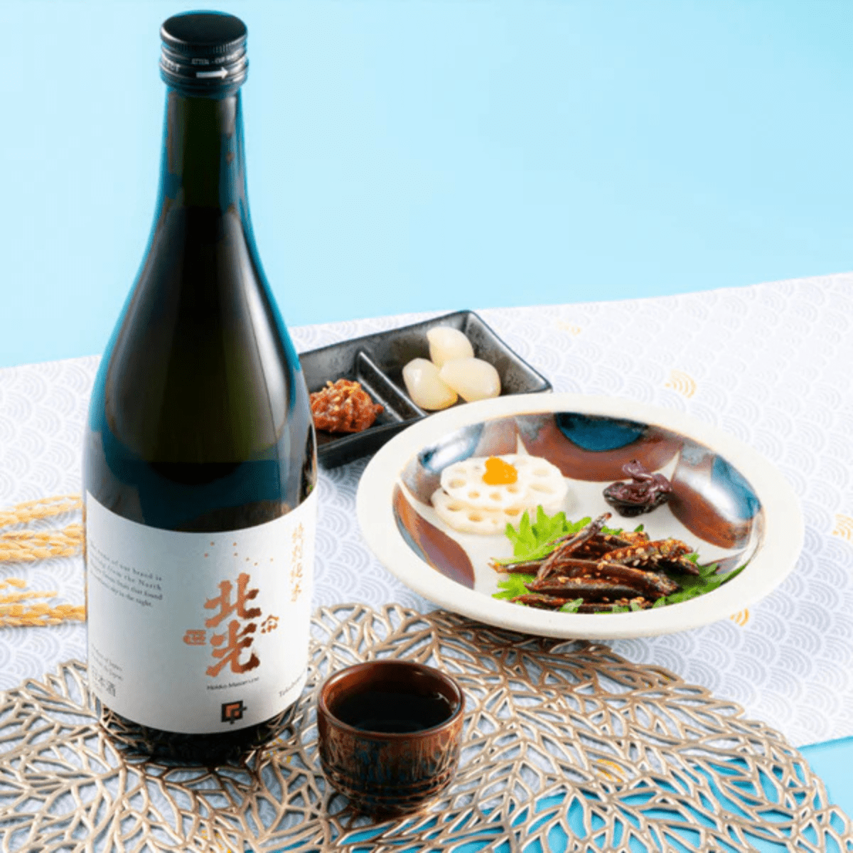 Hokko Masamune Kinmon Nishiki Tokubetsu Junmai Gift Box 720ml (Alc. 15%) - Tokyo Fresh Direct