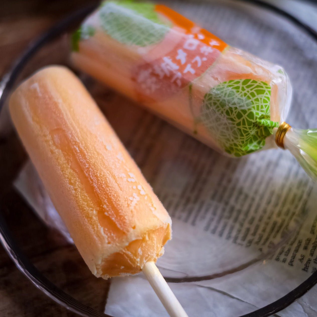 Ibaraki Premium Melon 100% Ice Candy Kikuchi - Tokyo Fresh Direct