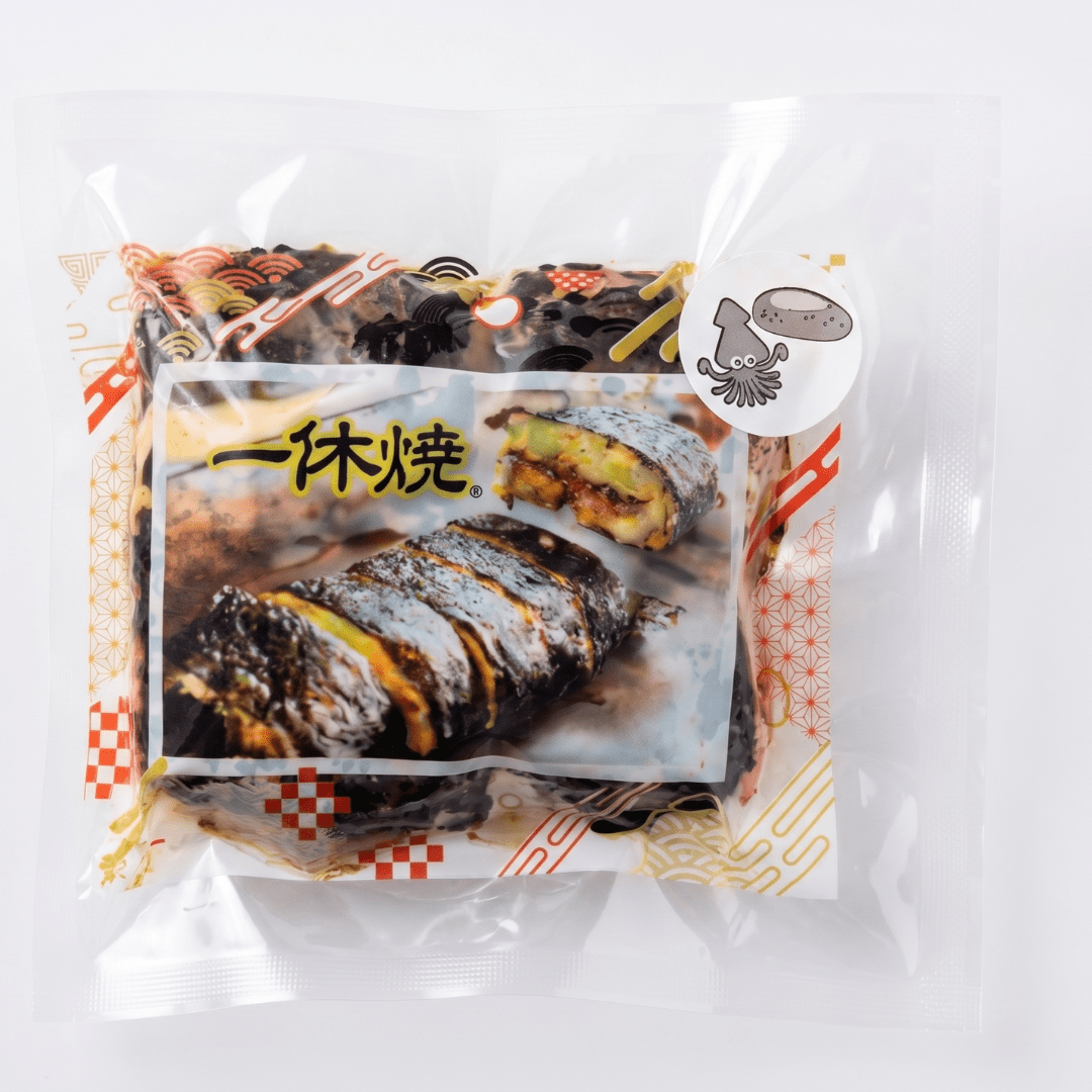 Ikkyu-Yaki Nori-Wrapped Okonomiyaki Squid & Mentaiko - TFD (Tokyo Fresh Direct)
