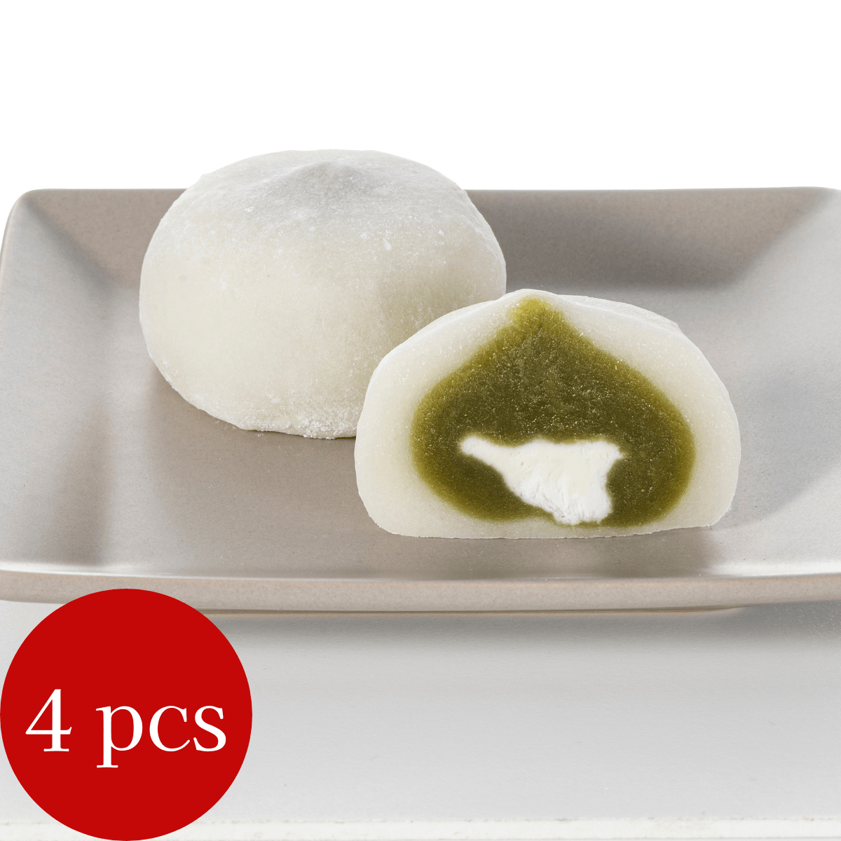 IWASAKI Cream Mochi Cake Matcha 4P - Tokyo Fresh Direct