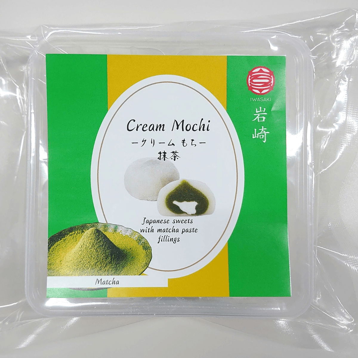 IWASAKI Cream Mochi Cake Matcha 4P - Tokyo Fresh Direct
