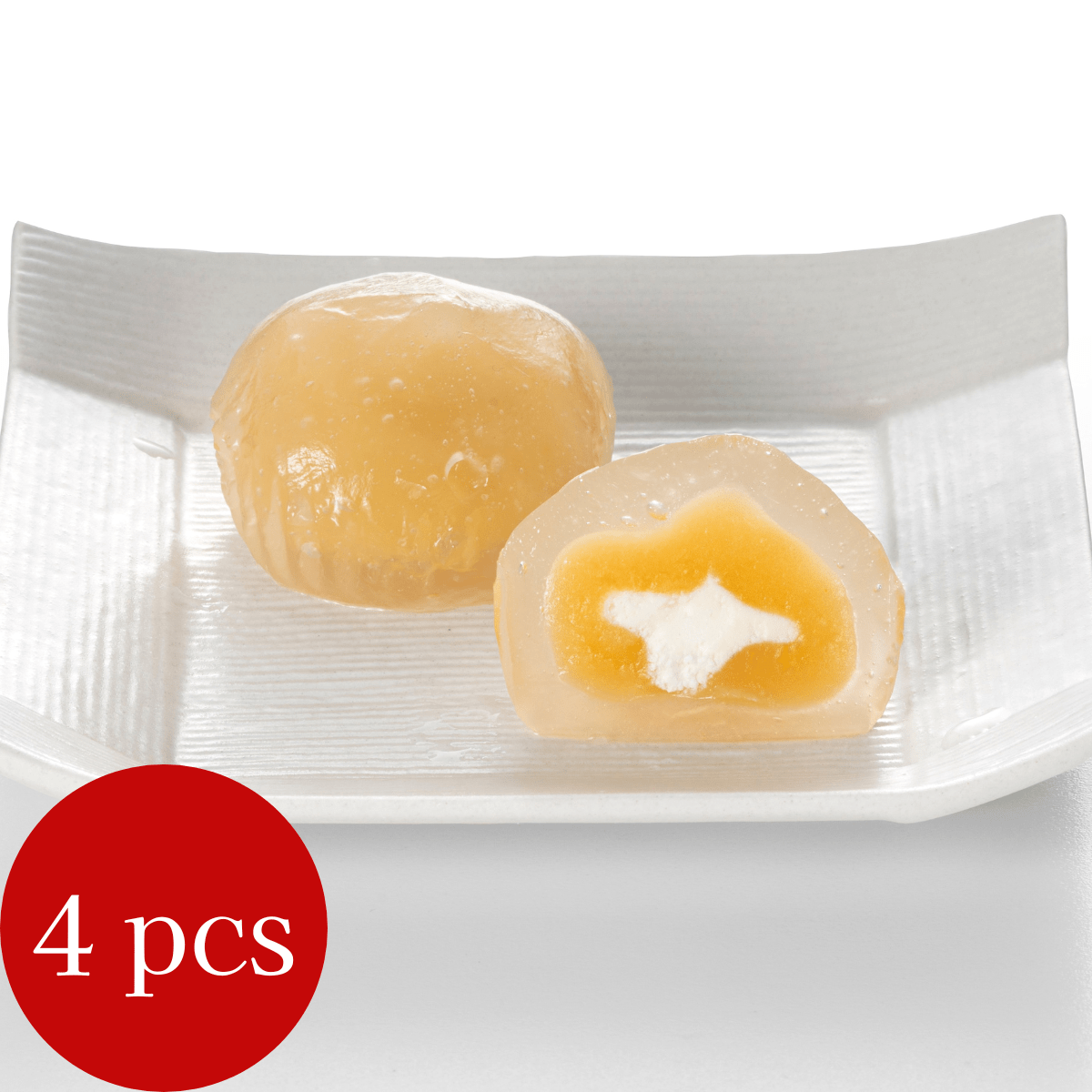 IWASAKI Crystal Mochi Cake Mango 4P - Tokyo Fresh Direct