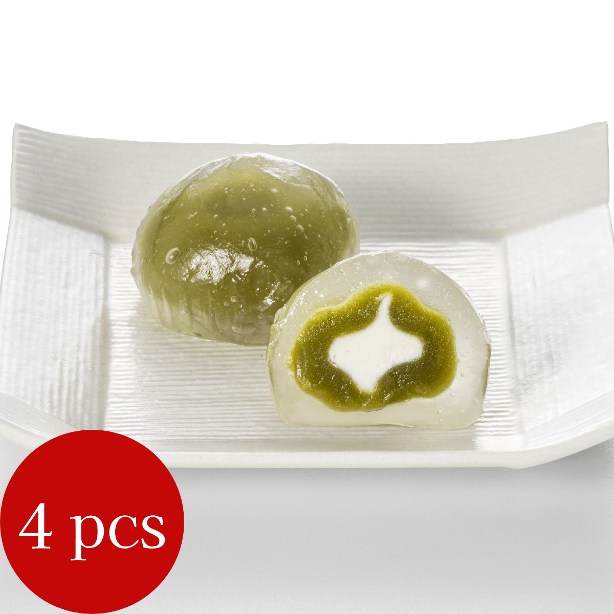 IWASAKI Crystal Mochi Cake Matcha 4P - Tokyo Fresh Direct