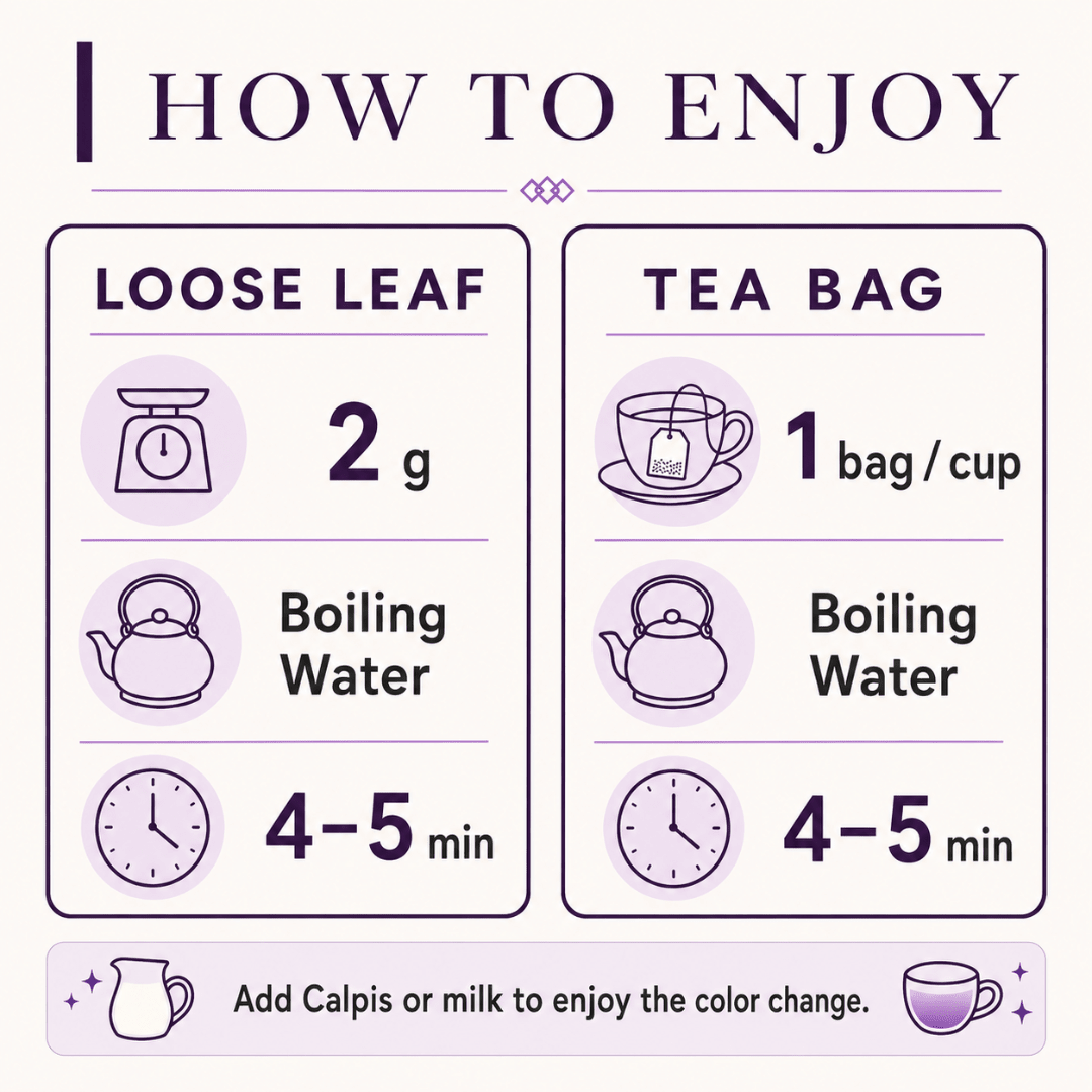 JAZZ 047 STELLA BY STARLIGHT Lavender Apple Herbal Tea 8 Bags - TFD (Tokyo Fresh Direct)