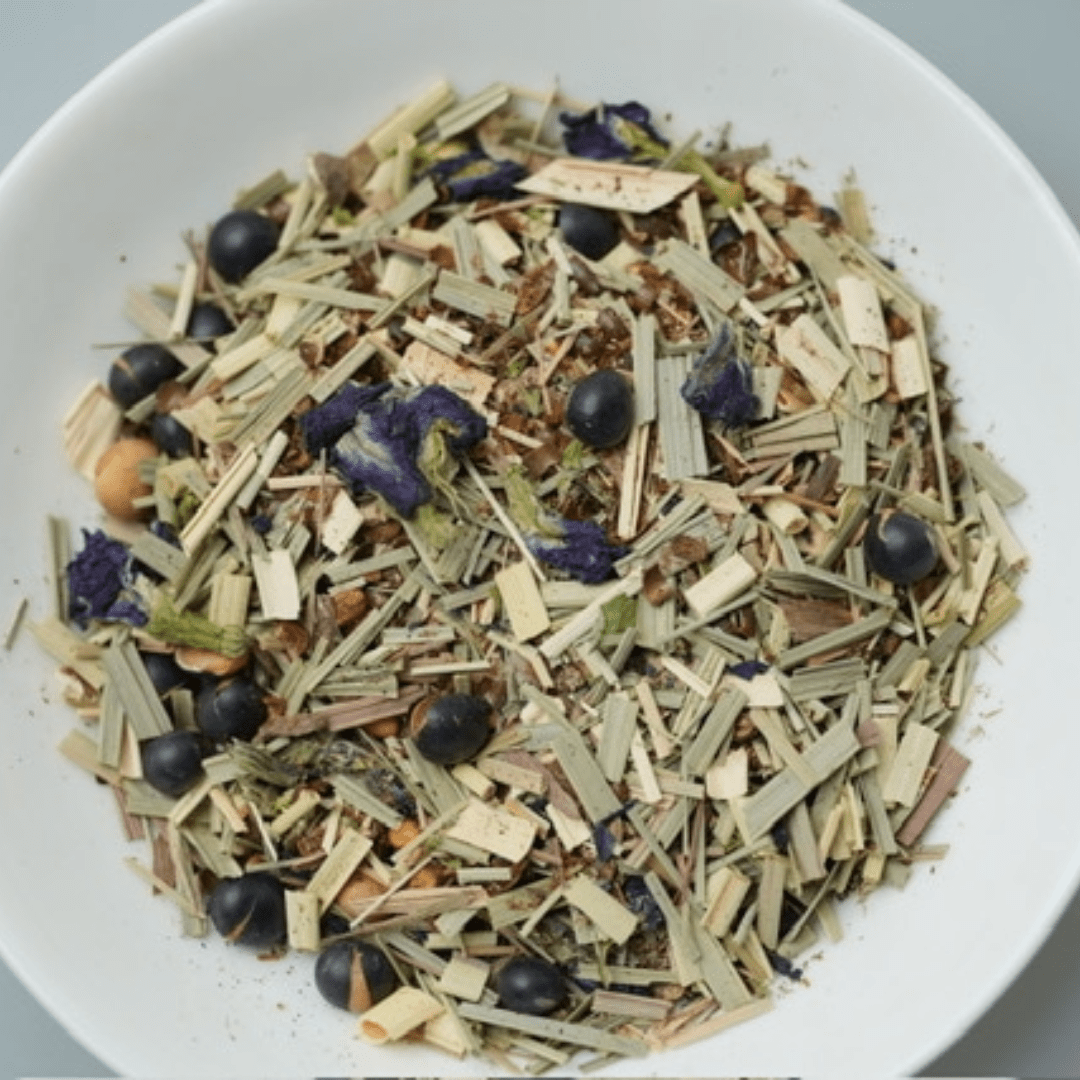 JAZZ 081 TRUE BLUE Black Soybean & Butterfly Pea Tea 8 Bags - TFD (Tokyo Fresh Direct)