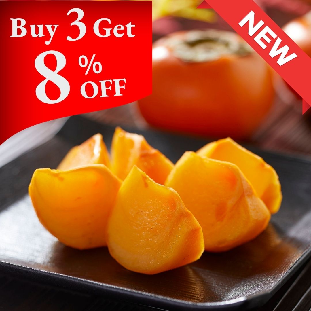 "Jiro Persimmon (High Grade)", Crispy and sweet, nearly seedless persimmon ,from Aichi(size M 2pcs/400g+) | Delivery: 14th - 15th Nov - Tokyo Fresh Direct