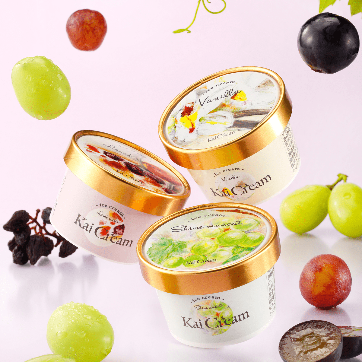 Kai Ice Cream Shine Muscat Yamanashi Vineyard - Tokyo Fresh Direct
