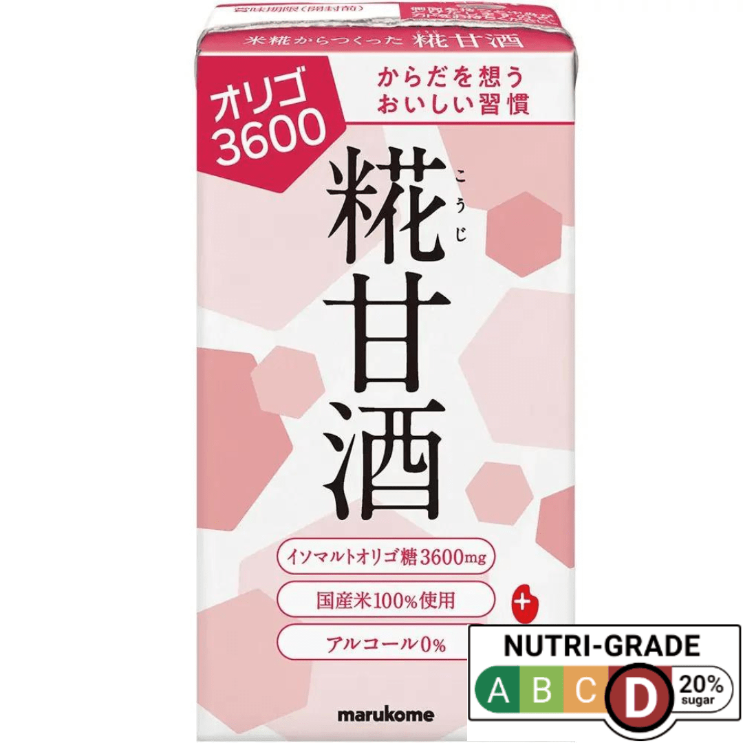 Marukome Plus Koji Amasake oligosaccharide 125ml (Sugar free, ALC.0%) - Tokyo Fresh Direct