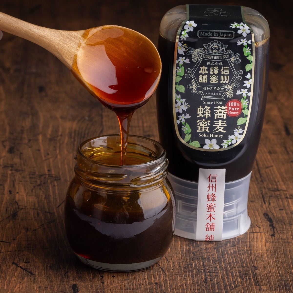 Nagano Soba Buckwheat Honey 300g - Tokyo Fresh Direct