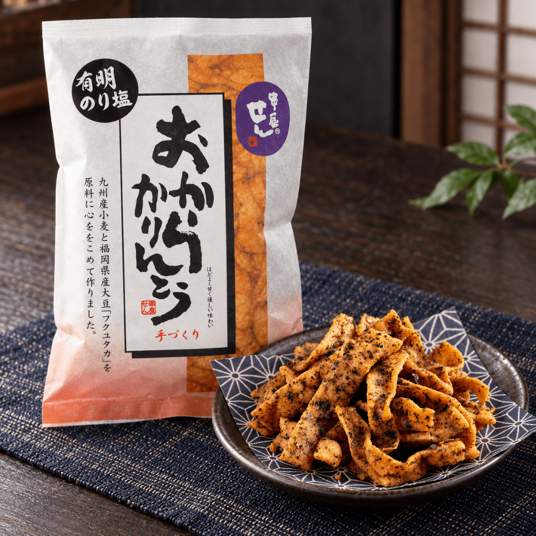 Okara Karinto Soy Pulp Snack Ariake Nori & Salt 100g - TFD (Tokyo Fresh Direct)