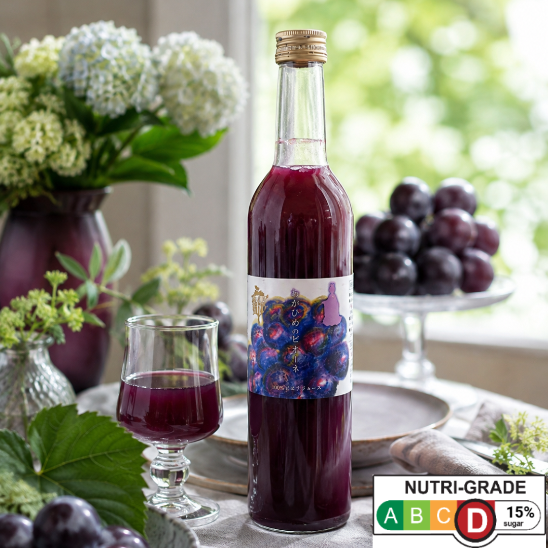 Okayama Fruit Story 100% Pione Grape Juice 500ml - TFD (Tokyo Fresh Direct)