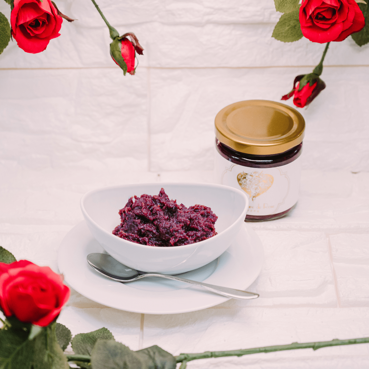 Organic Confiture de Roses Sasayaki Rose 250g - Tokyo Fresh Direct