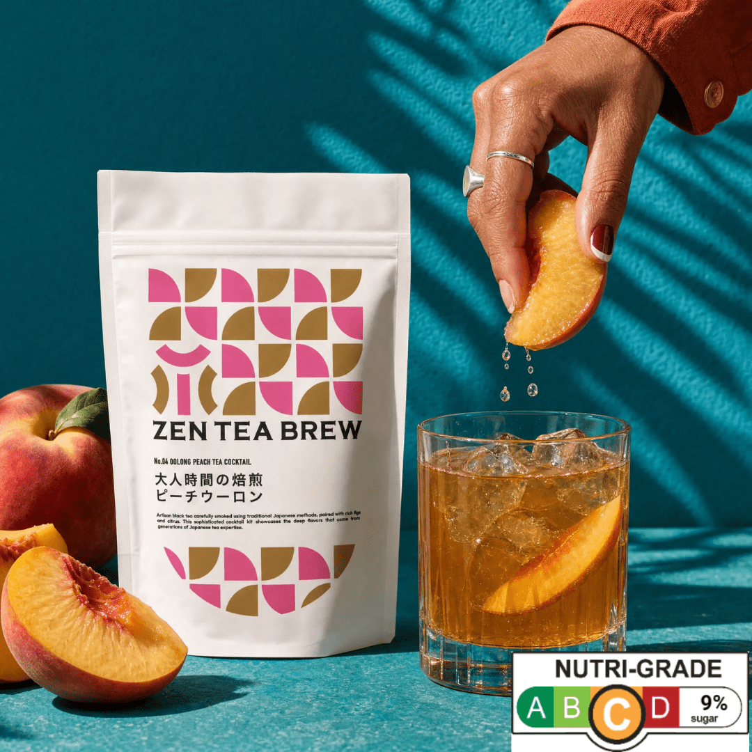 Peach Oolong Tea Cocktail - TFD (Tokyo Fresh Direct)