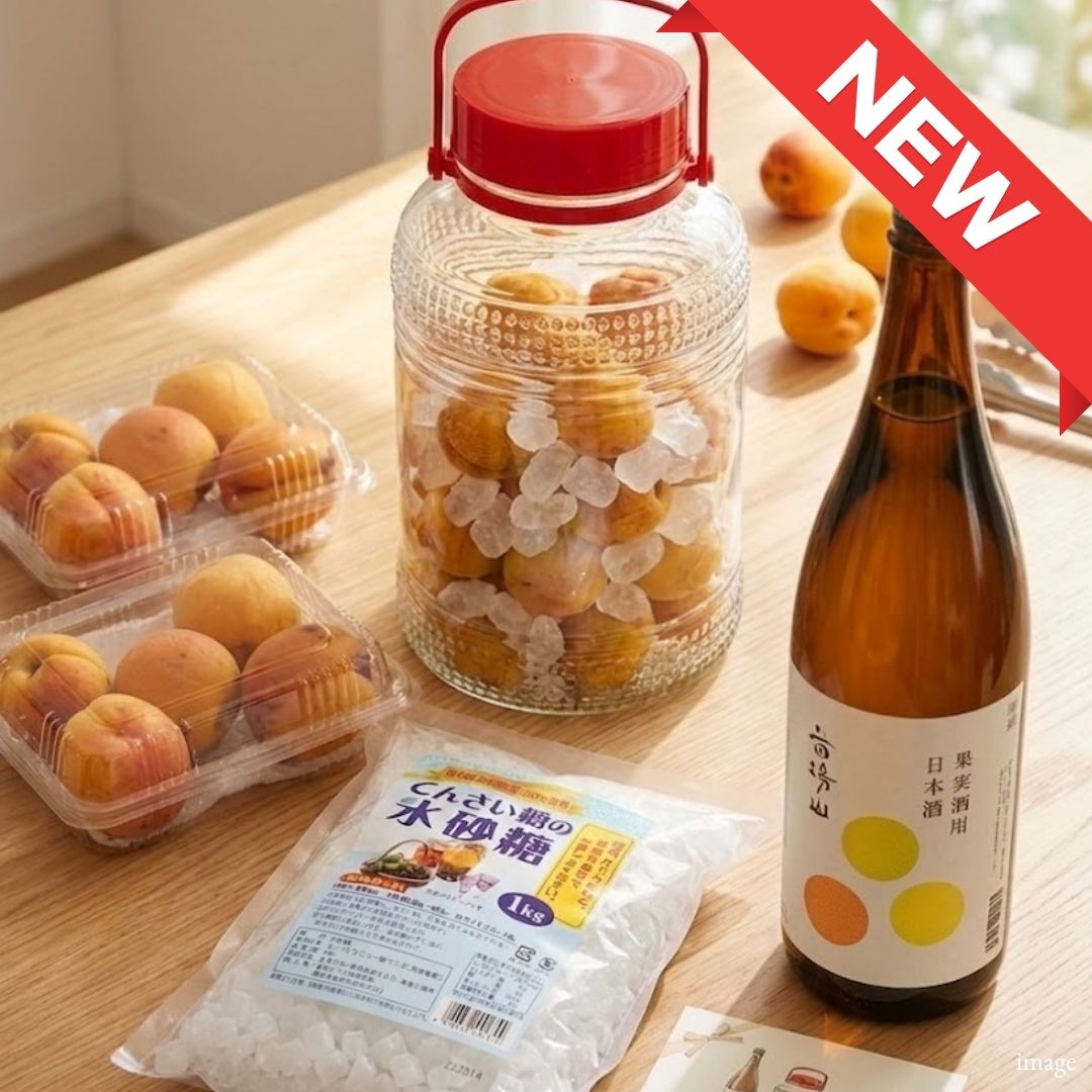 Premium Nagano Apricot Liqueur Making Set Handcrafted Apricot Liqueur Kit with High-Grade Japanese Apricots from Nagano – Perfect for Homemade Fruit Liqueur | Limited Seasonal Availability | Delivery 26th-27th Jun - TFD (Tokyo Fresh Direct)