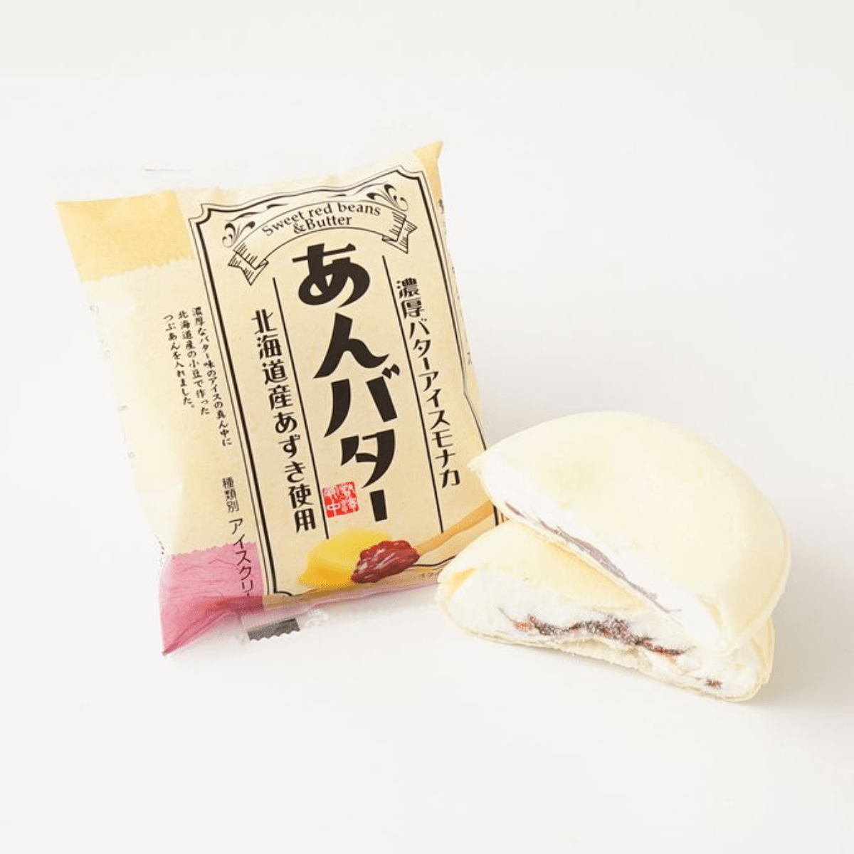 Premium Wafer Butter & Red Beans Ice Cream - Tokyo Fresh Direct