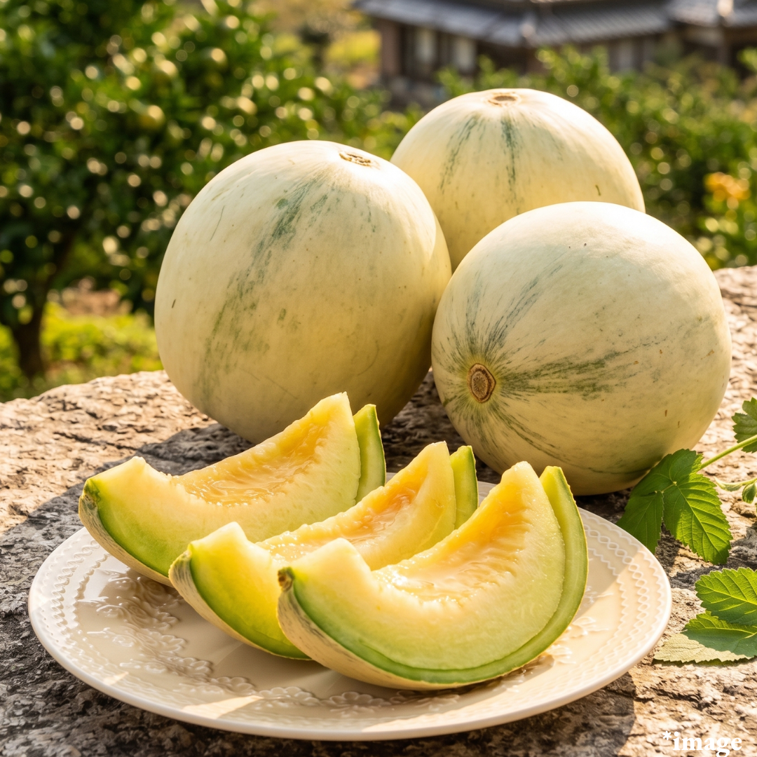"Princess Melon (High Grade/S - size)", A beloved petite high - Brix melon, enjoyed for generations, 550kg+ | Delivery: 12th - 13th Jun - TFD (Tokyo Fresh Direct)