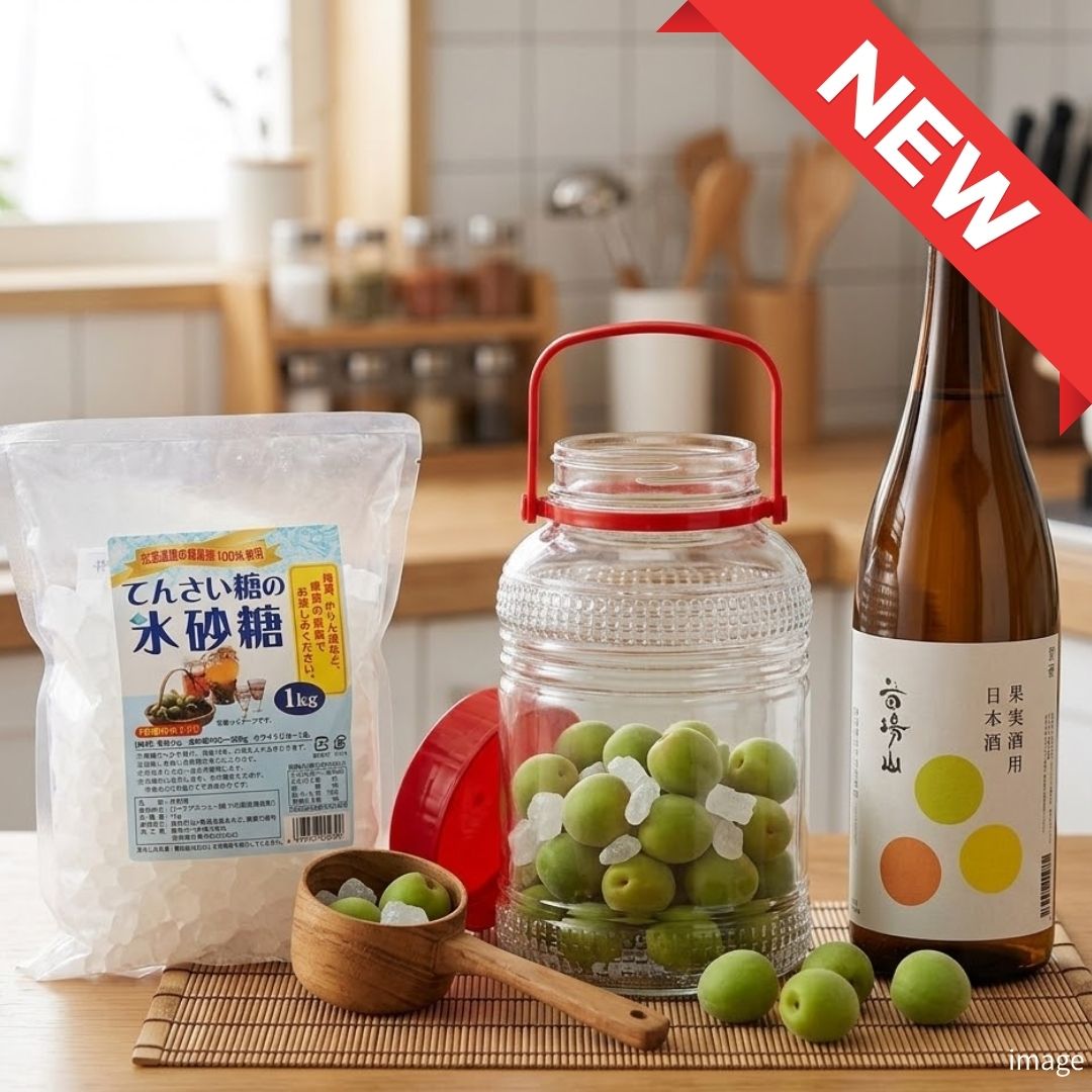 Shirakaga Ume Umeshu Set – Make Your Own Japanese Plum Wine | Approx. 1kg of Ume | Delivery: 5th–15th June - TFD (Tokyo Fresh Direct)