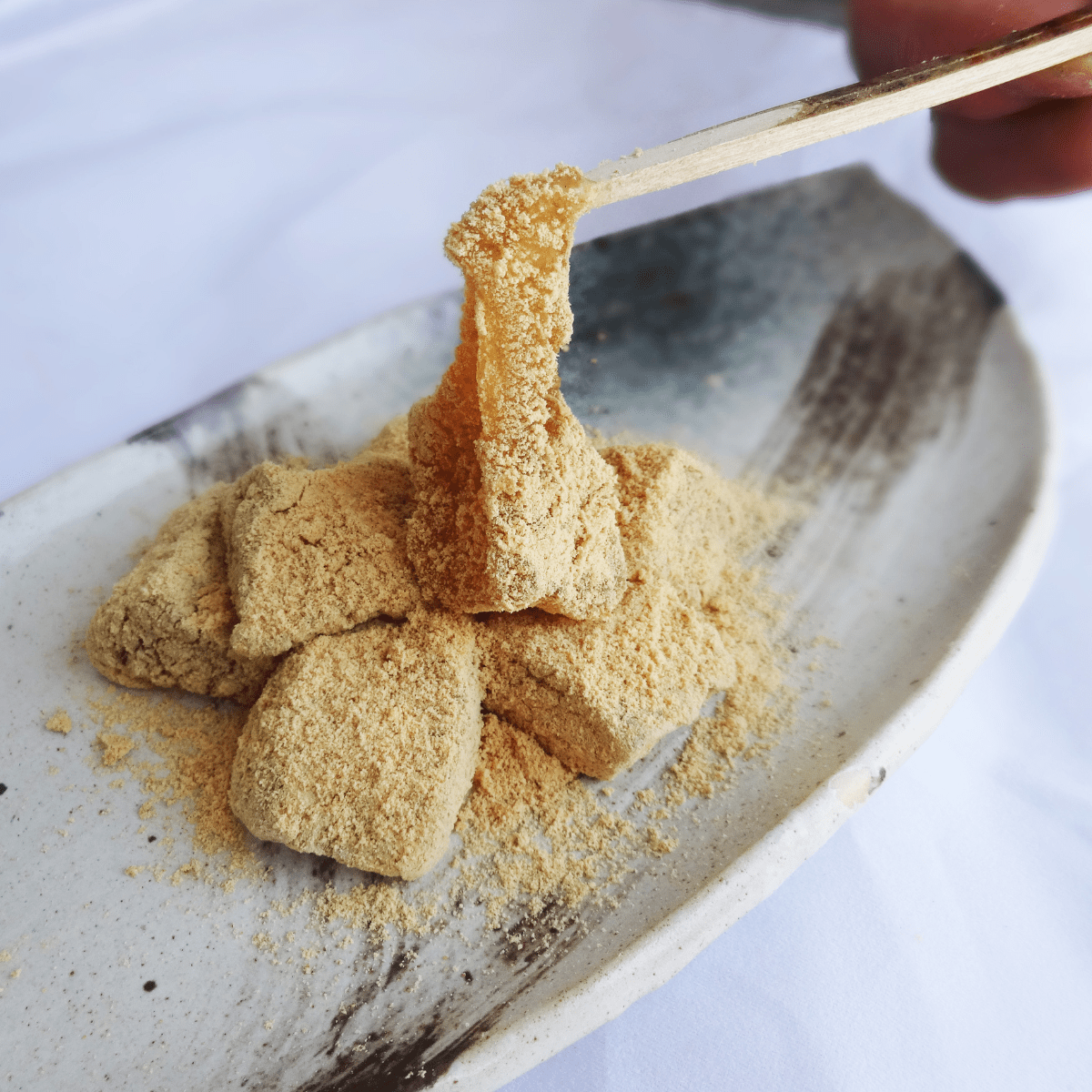 SHIRAKAWAKASHOU Toro Toro Silky Warabi Mochi Kinako Bliss - Tokyo Fresh Direct