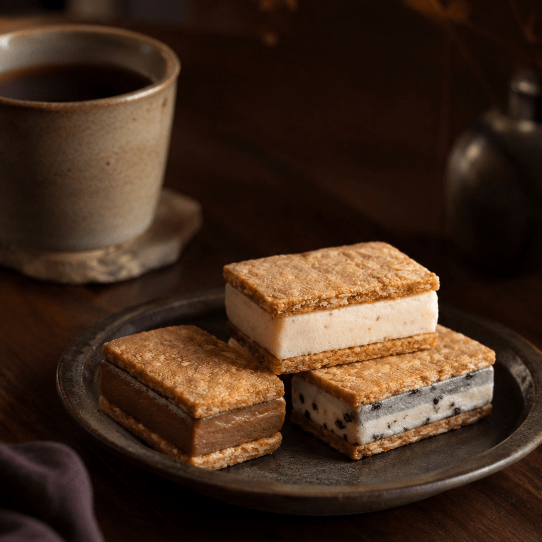 Signature Vegan Tofu Cream Sandwich Cookie Assortment 3P - TFD (Tokyo Fresh Direct)