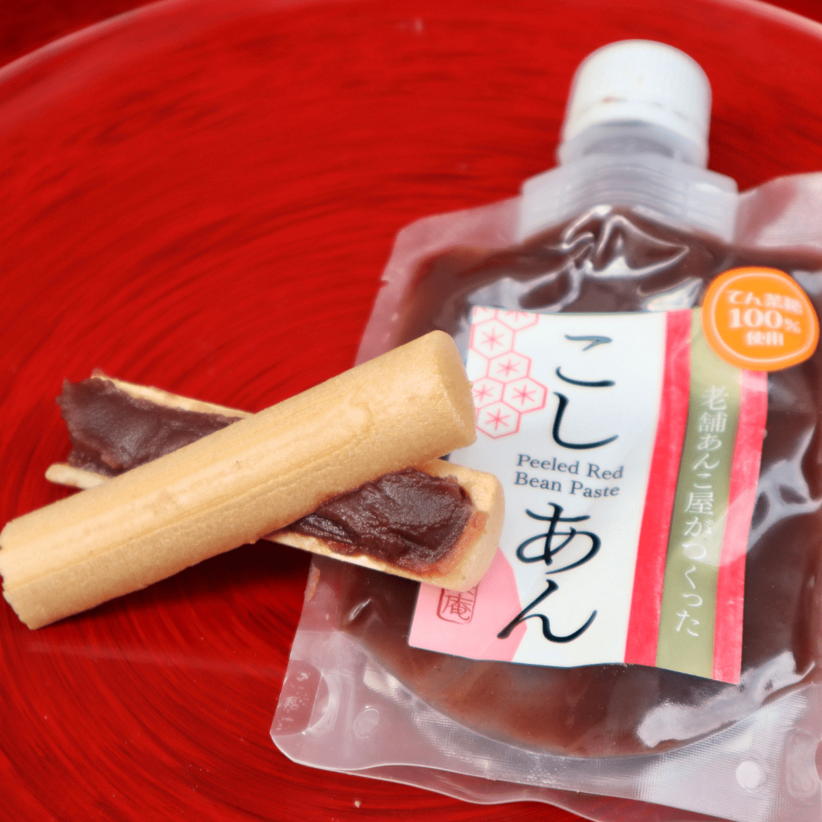 Stick Monaka Wafer Smooth Red Bean Paste - Tokyo Fresh Direct
