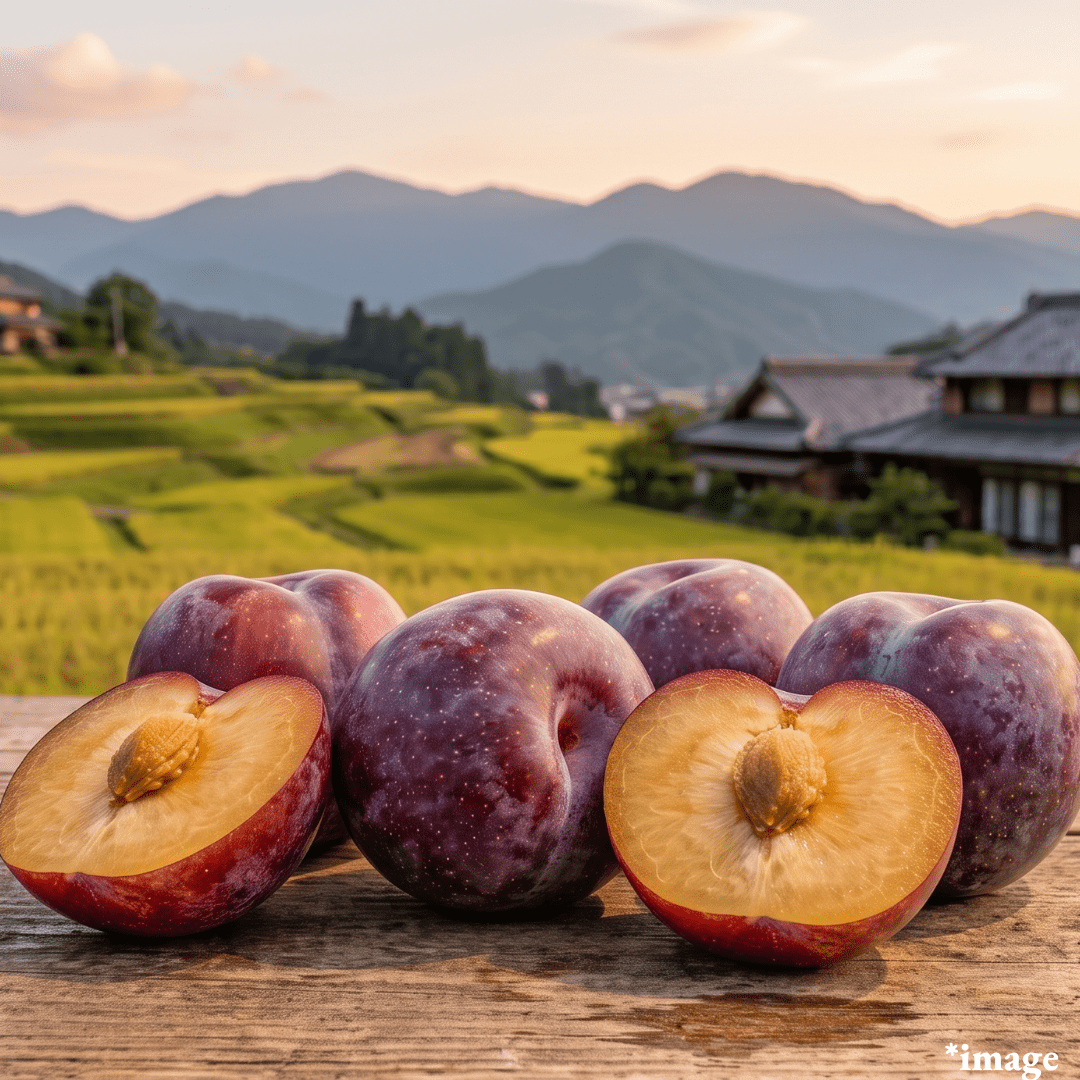 "Summer Angel Plum (M-size/High Grade)", Sweet, juicy, and gently tangy, Summer Angel is made for anyone who thought plums were too sour, Approx.500g(5~6pcs) | Delivery: 24th~25th Jul - TFD (Tokyo Fresh Direct)