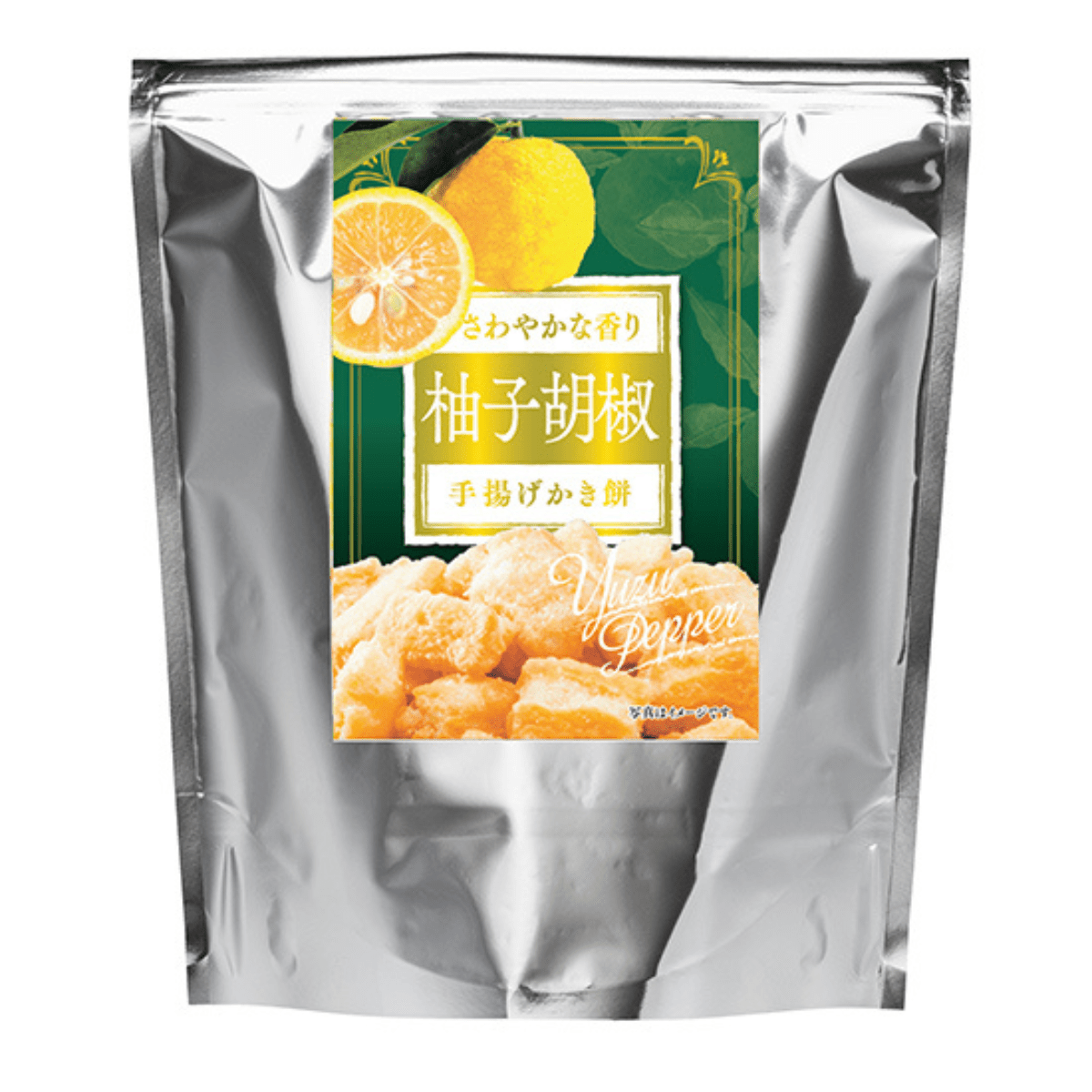 TAMAGAWA SEIKA Handcrafted Crispy Mochi Yuzu Pepper Flavor - Tokyo Fresh Direct