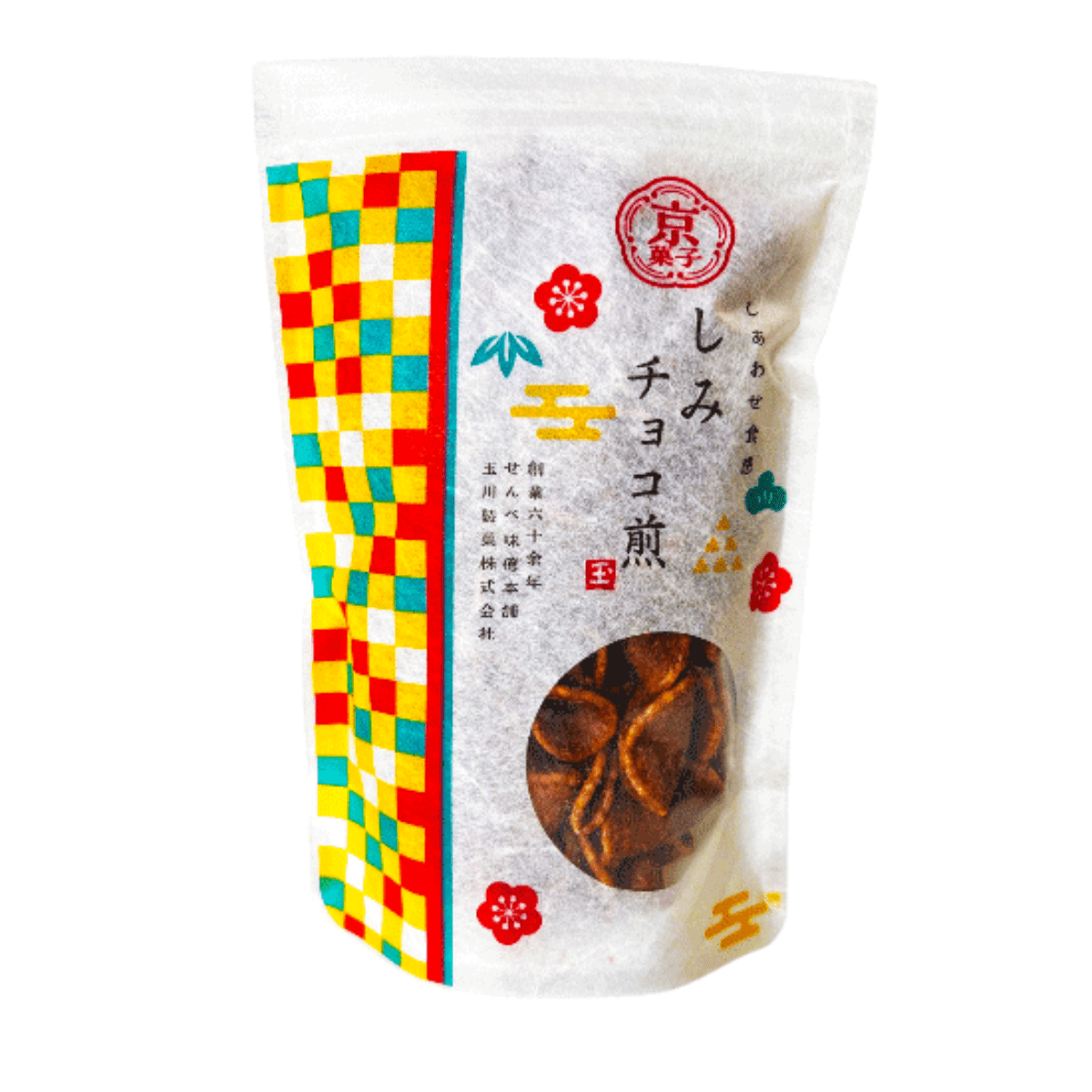 TAMAGAWA SEIKA Shimi - Choco Chocolate Rice Cracker - Tokyo Fresh Direct