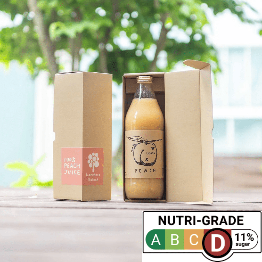 Yamanashi Vineyard Kanohata LOVE & PEACH 100% Juice - Tokyo Fresh Direct
