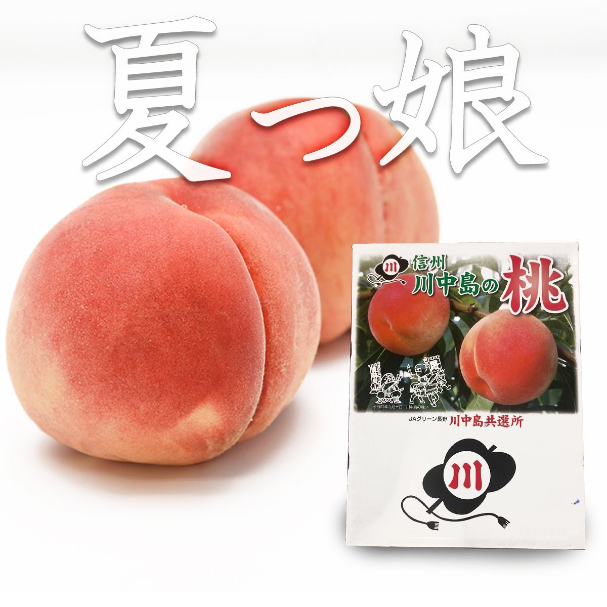 Nagano Kawanakajima NATSUKKO Peach 2kg Gift Box (夏っ子) "好吃桃" - Tokyo Fresh Direct