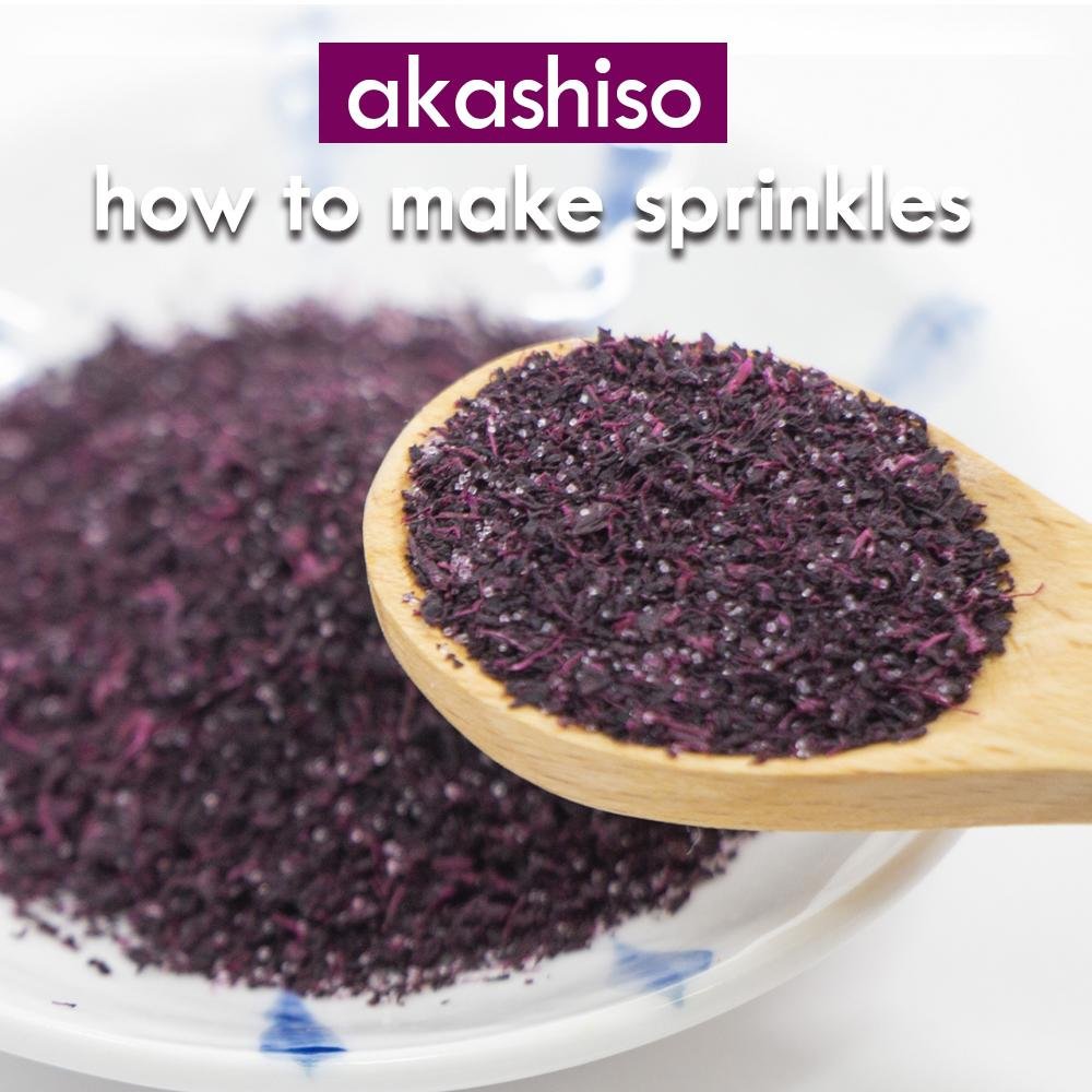 How to make akashiso furikake. - Tokyo Fresh Direct