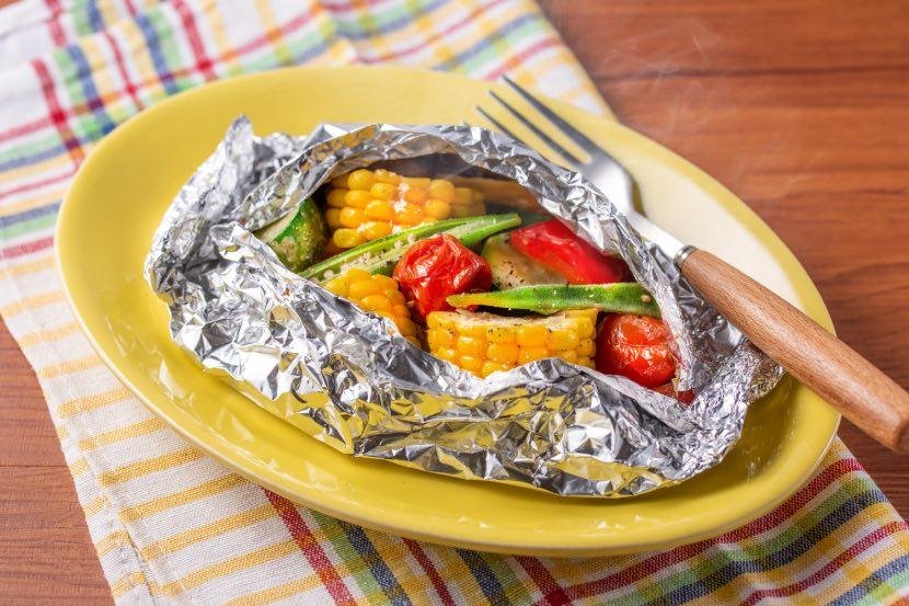 How to make summer vegetable steamed in foil. - Tokyo Fresh Direct