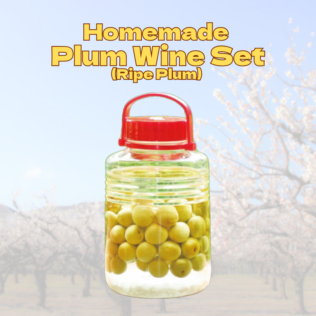 Homemade Plum Wine Set (with Ripe Plums) – Craft Your Own Japanese Fruit Liqueur [13th ~ 21st June Delivery]