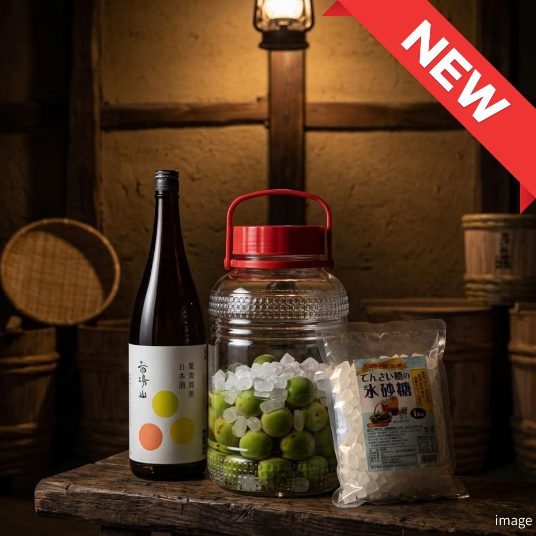 Early Harvest Nanko Ume Umeshu Set – Craft a Classic Japanese Umeshu at Peak Season | Approx. 1kg of Ume | Delivery: 19thJune-4th July