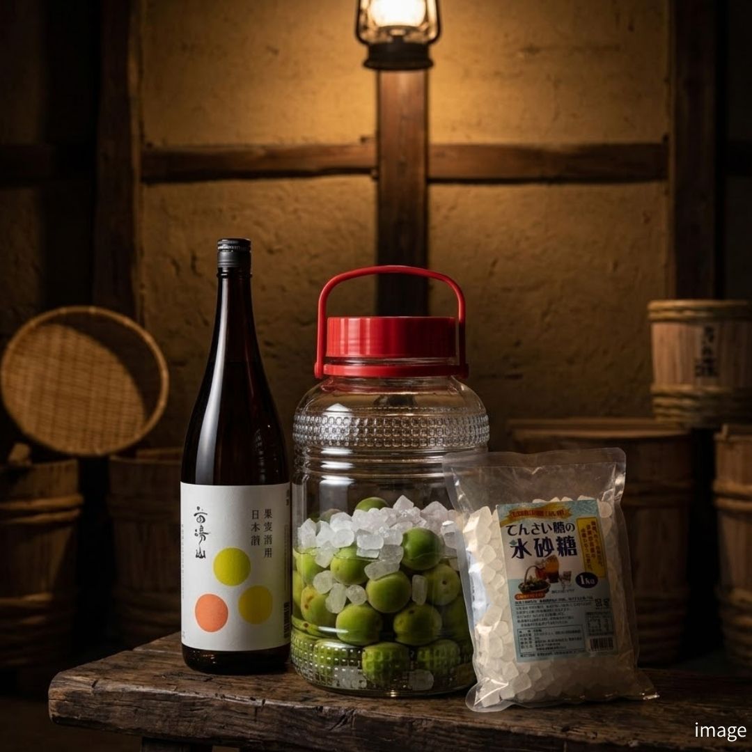 Early Harvest Nanko Ume Umeshu Set – Craft a Classic Japanese Umeshu at Peak Season | Approx. 1kg of Ume | Delivery: 19thJune-4th July