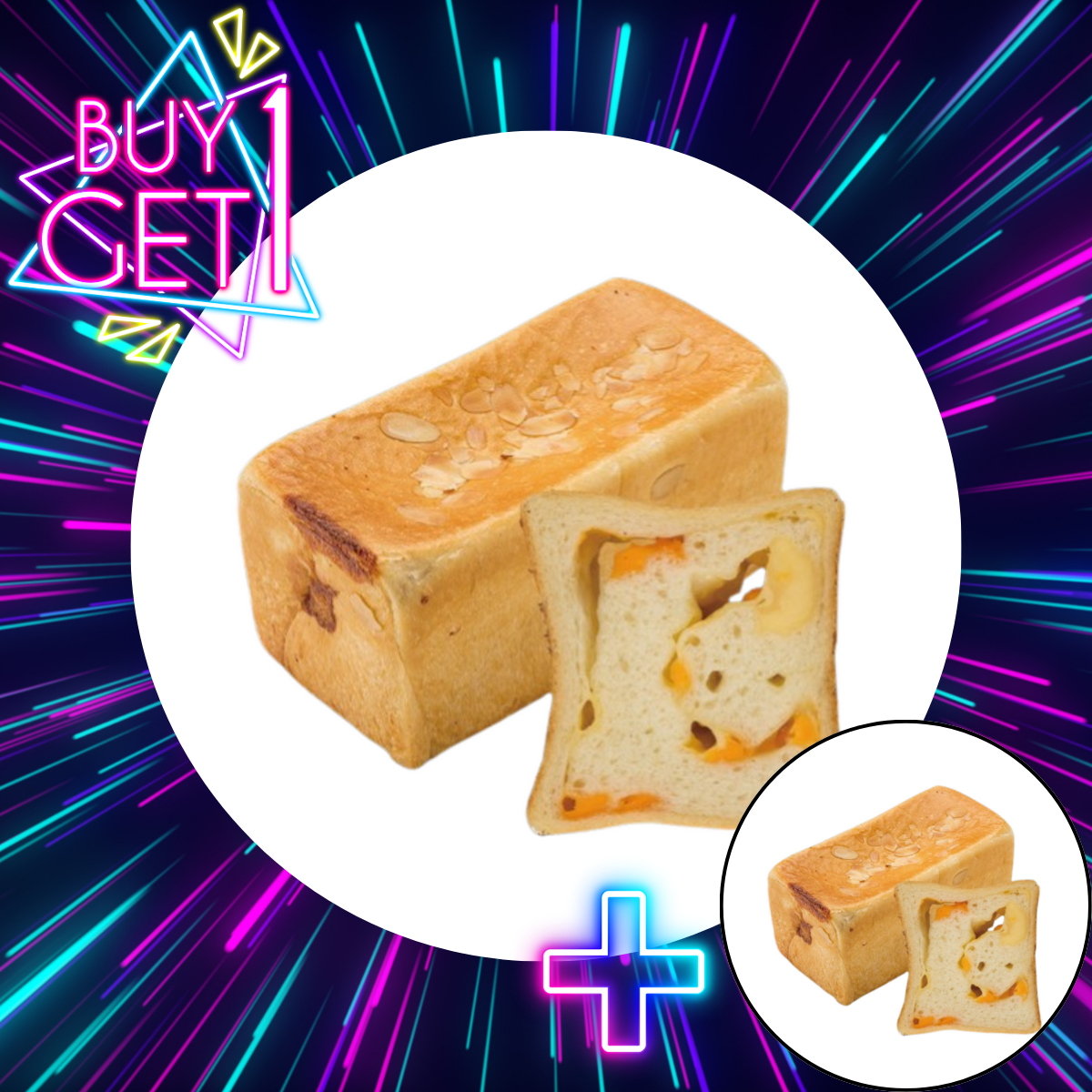 [BUY1 GET1 FREE] cheese bread Heartland